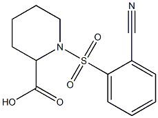 1-[(2-cyanobenzene)sulfonyl]piperidine-2-carboxylic acid