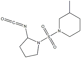 1-[(2-isocyanatopyrrolidine-1-)sulfonyl]-3-methylpiperidine|