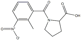 1-[(2-methyl-3-nitrophenyl)carbonyl]pyrrolidine-2-carboxylic acid