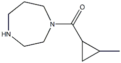 1-[(2-methylcyclopropyl)carbonyl]-1,4-diazepane Structure