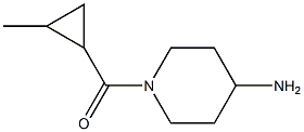 1-[(2-methylcyclopropyl)carbonyl]piperidin-4-amine Structure