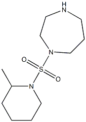 1-[(2-methylpiperidine-1-)sulfonyl]-1,4-diazepane Structure