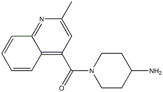 1-[(2-methylquinolin-4-yl)carbonyl]piperidin-4-amine Struktur