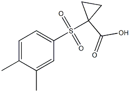  1-[(3,4-dimethylphenyl)sulfonyl]cyclopropanecarboxylic acid