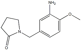  1-[(3-amino-4-methoxyphenyl)methyl]pyrrolidin-2-one