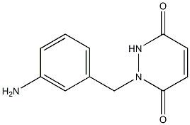 1-[(3-aminophenyl)methyl]-1,2,3,6-tetrahydropyridazine-3,6-dione Structure
