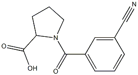 1-[(3-cyanophenyl)carbonyl]pyrrolidine-2-carboxylic acid