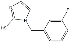 1-[(3-fluorophenyl)methyl]-1H-imidazole-2-thiol