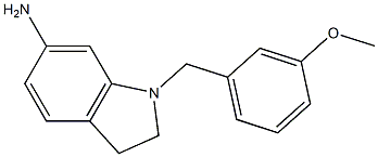  1-[(3-methoxyphenyl)methyl]-2,3-dihydro-1H-indol-6-amine