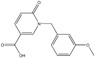 1-[(3-methoxyphenyl)methyl]-6-oxo-1,6-dihydropyridine-3-carboxylic acid