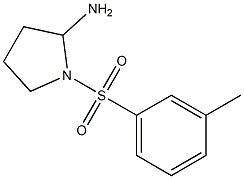 1-[(3-methylbenzene)sulfonyl]pyrrolidin-2-amine,,结构式