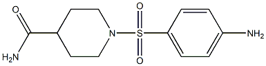 1-[(4-aminophenyl)sulfonyl]piperidine-4-carboxamide Structure