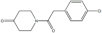 1-[(4-chlorophenyl)acetyl]piperidin-4-one|