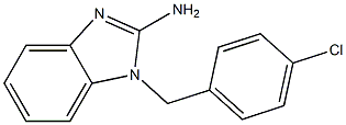 1-[(4-chlorophenyl)methyl]-1H-1,3-benzodiazol-2-amine