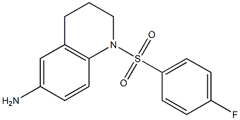 1-[(4-fluorobenzene)sulfonyl]-1,2,3,4-tetrahydroquinolin-6-amine