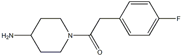 1-[(4-fluorophenyl)acetyl]piperidin-4-amine