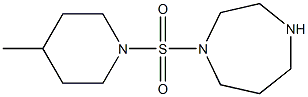 1-[(4-methylpiperidine-1-)sulfonyl]-1,4-diazepane Structure