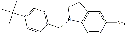 1-[(4-tert-butylphenyl)methyl]-2,3-dihydro-1H-indol-5-amine|