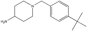 1-[(4-tert-butylphenyl)methyl]piperidin-4-amine 化学構造式