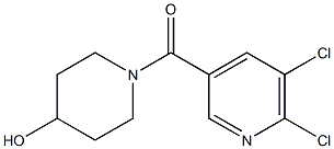 1-[(5,6-dichloropyridin-3-yl)carbonyl]piperidin-4-ol Structure