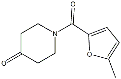 1-[(5-methylfuran-2-yl)carbonyl]piperidin-4-one,,结构式