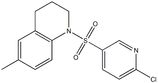 1-[(6-chloropyridine-3-)sulfonyl]-6-methyl-1,2,3,4-tetrahydroquinoline