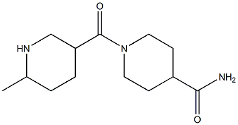 1-[(6-methylpiperidin-3-yl)carbonyl]piperidine-4-carboxamide Structure