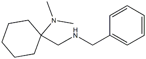 1-[(benzylamino)methyl]-N,N-dimethylcyclohexan-1-amine Struktur
