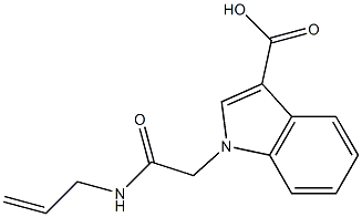 1-[(prop-2-en-1-ylcarbamoyl)methyl]-1H-indole-3-carboxylic acid