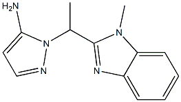 1-[1-(1-methyl-1H-benzimidazol-2-yl)ethyl]-1H-pyrazol-5-amine