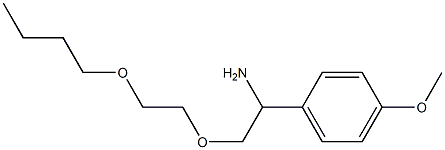 1-[1-amino-2-(2-butoxyethoxy)ethyl]-4-methoxybenzene