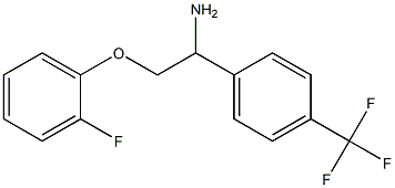 1-[1-amino-2-(2-fluorophenoxy)ethyl]-4-(trifluoromethyl)benzene