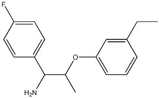 1-[1-amino-2-(3-ethylphenoxy)propyl]-4-fluorobenzene