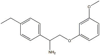 1-[1-amino-2-(3-methoxyphenoxy)ethyl]-4-ethylbenzene