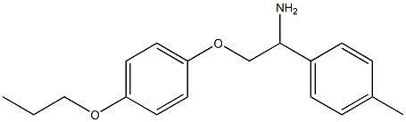 1-[1-amino-2-(4-propoxyphenoxy)ethyl]-4-methylbenzene
