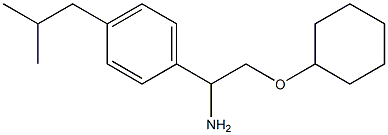 1-[1-amino-2-(cyclohexyloxy)ethyl]-4-(2-methylpropyl)benzene