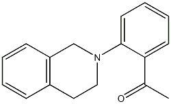 1-[2-(1,2,3,4-tetrahydroisoquinolin-2-yl)phenyl]ethan-1-one 结构式