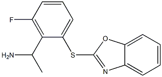 1-[2-(1,3-benzoxazol-2-ylsulfanyl)-6-fluorophenyl]ethan-1-amine