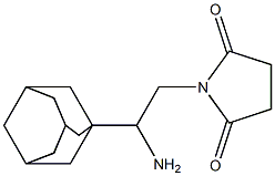 1-[2-(1-adamantyl)-2-aminoethyl]pyrrolidine-2,5-dione Structure