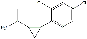 1-[2-(2,4-dichlorophenyl)cyclopropyl]ethan-1-amine Structure