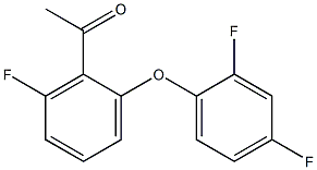 1-[2-(2,4-difluorophenoxy)-6-fluorophenyl]ethan-1-one