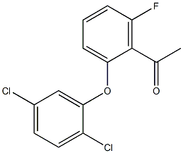 1-[2-(2,5-dichlorophenoxy)-6-fluorophenyl]ethan-1-one|