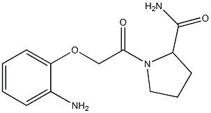 1-[2-(2-aminophenoxy)acetyl]pyrrolidine-2-carboxamide Structure