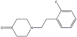 1-[2-(2-fluorophenyl)ethyl]piperidin-4-one