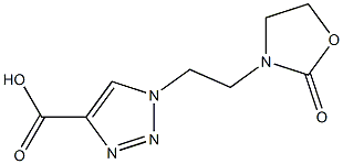 1-[2-(2-oxo-1,3-oxazolidin-3-yl)ethyl]-1H-1,2,3-triazole-4-carboxylic acid