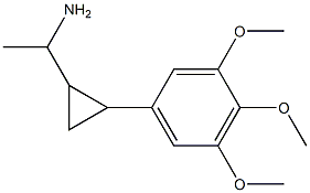 1-[2-(3,4,5-trimethoxyphenyl)cyclopropyl]ethan-1-amine