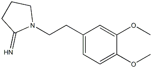 1-[2-(3,4-dimethoxyphenyl)ethyl]pyrrolidin-2-imine