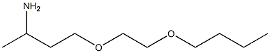 1-[2-(3-aminobutoxy)ethoxy]butane Structure