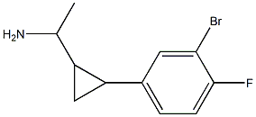  1-[2-(3-bromo-4-fluorophenyl)cyclopropyl]ethan-1-amine