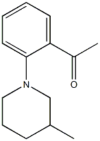 1-[2-(3-methylpiperidin-1-yl)phenyl]ethan-1-one Structure